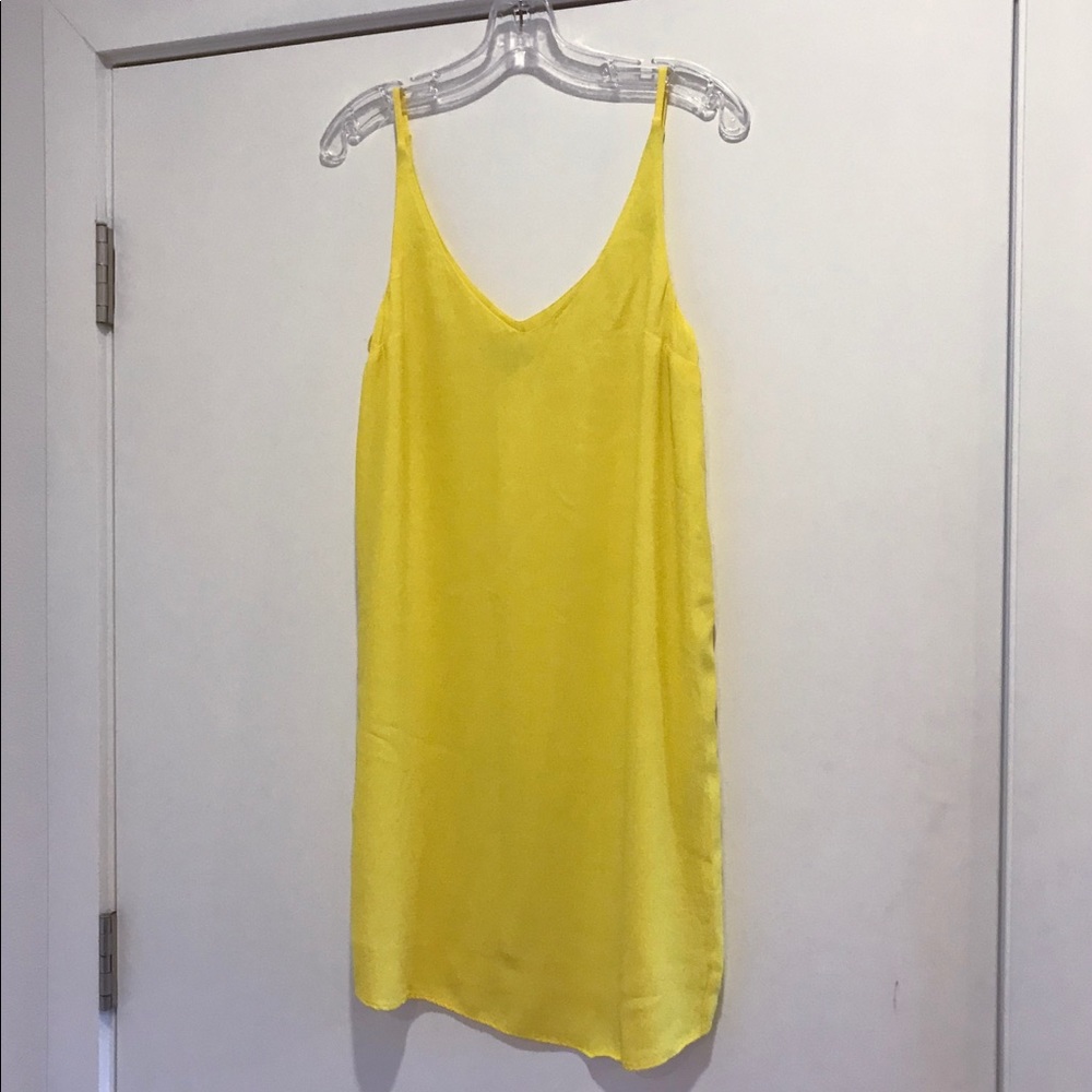 Top Shop Bright Yellow Dress